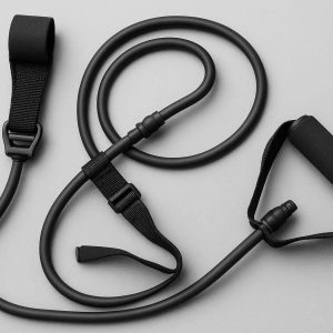 Adjustable Length Resistance Tube with Door Anchor and Handles